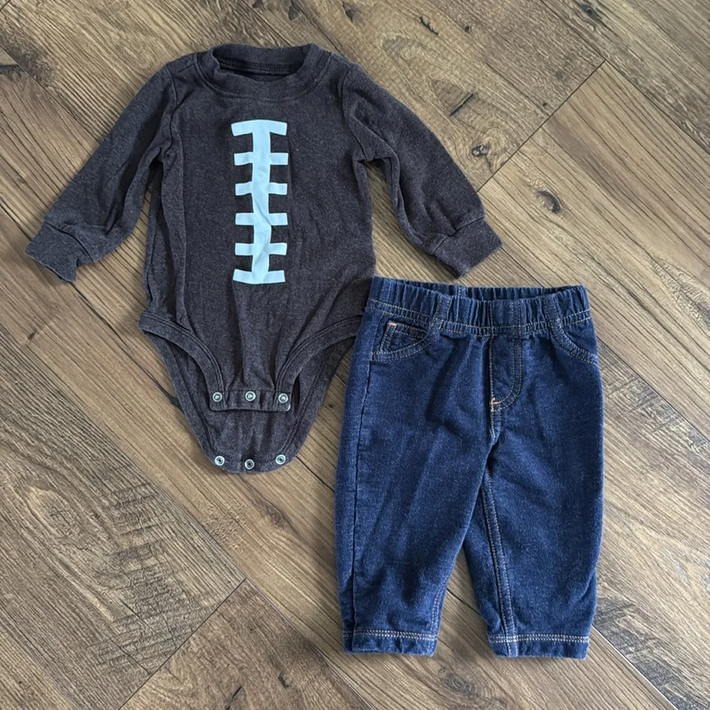 Bundle of baby boy 6 month outfit sets